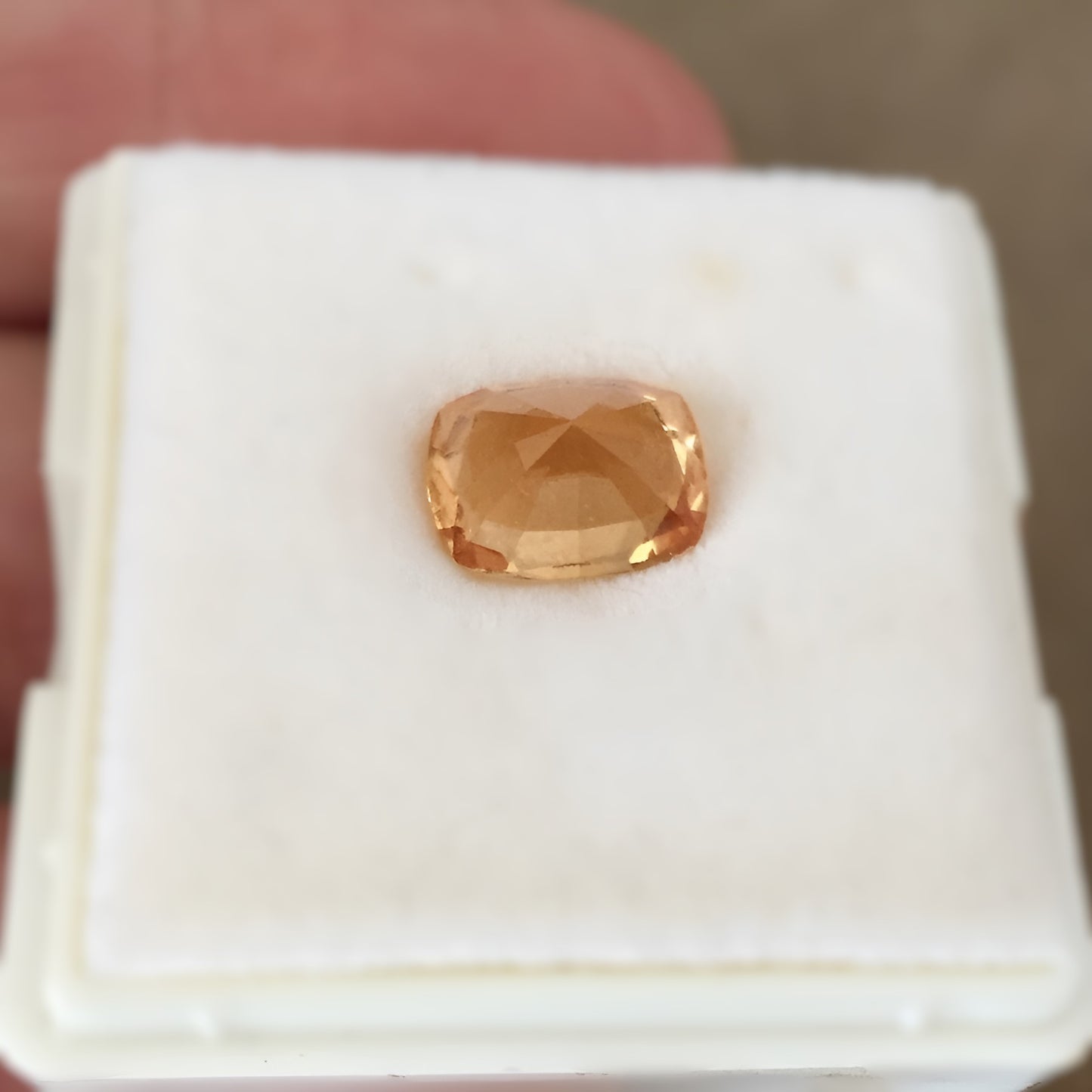 Natural Grossular Garnet — 4.62 ct, Sri Lanka, Cushion Brilliant