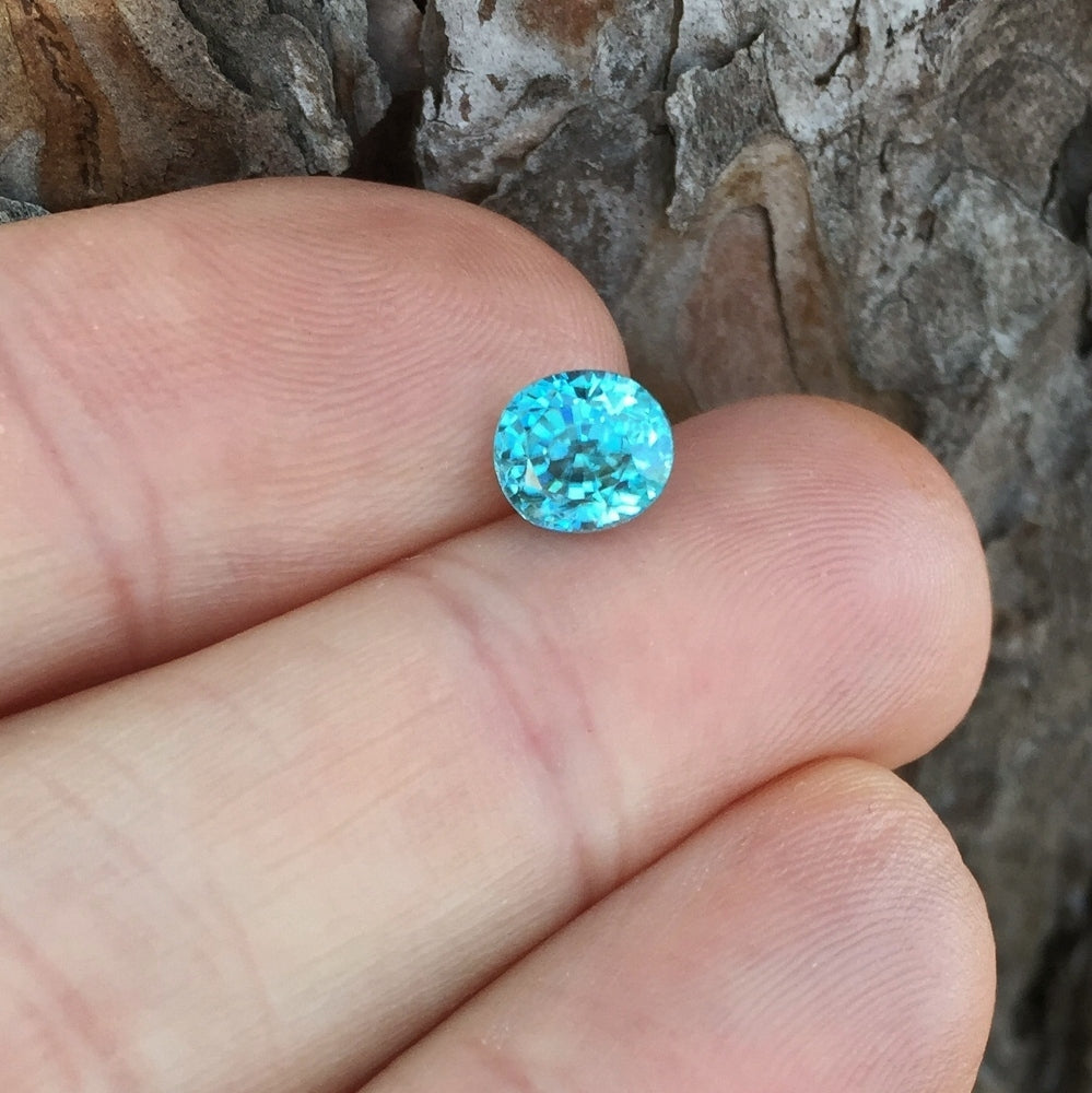 Brilliant! Natural Intense Blue Zircon Cambodia 2.72 ct