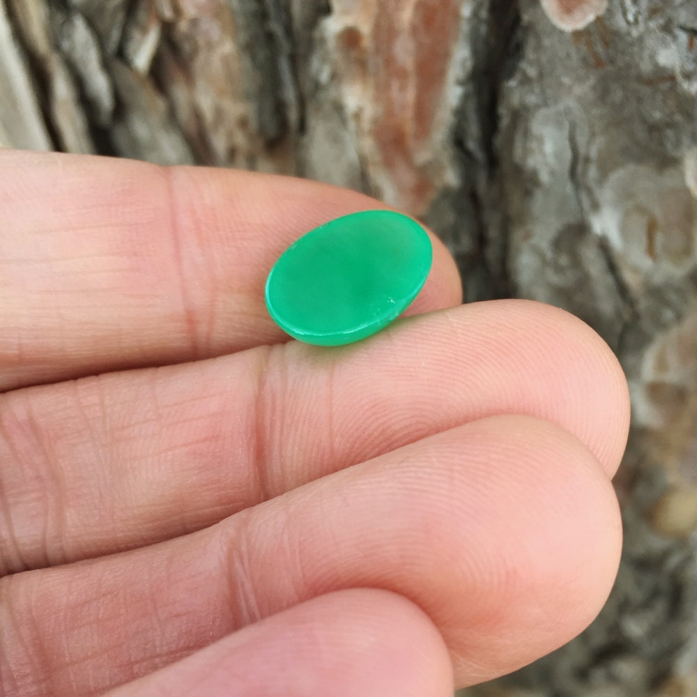 Premium Gem Color Australia Chrysoprase 6.01 Carats