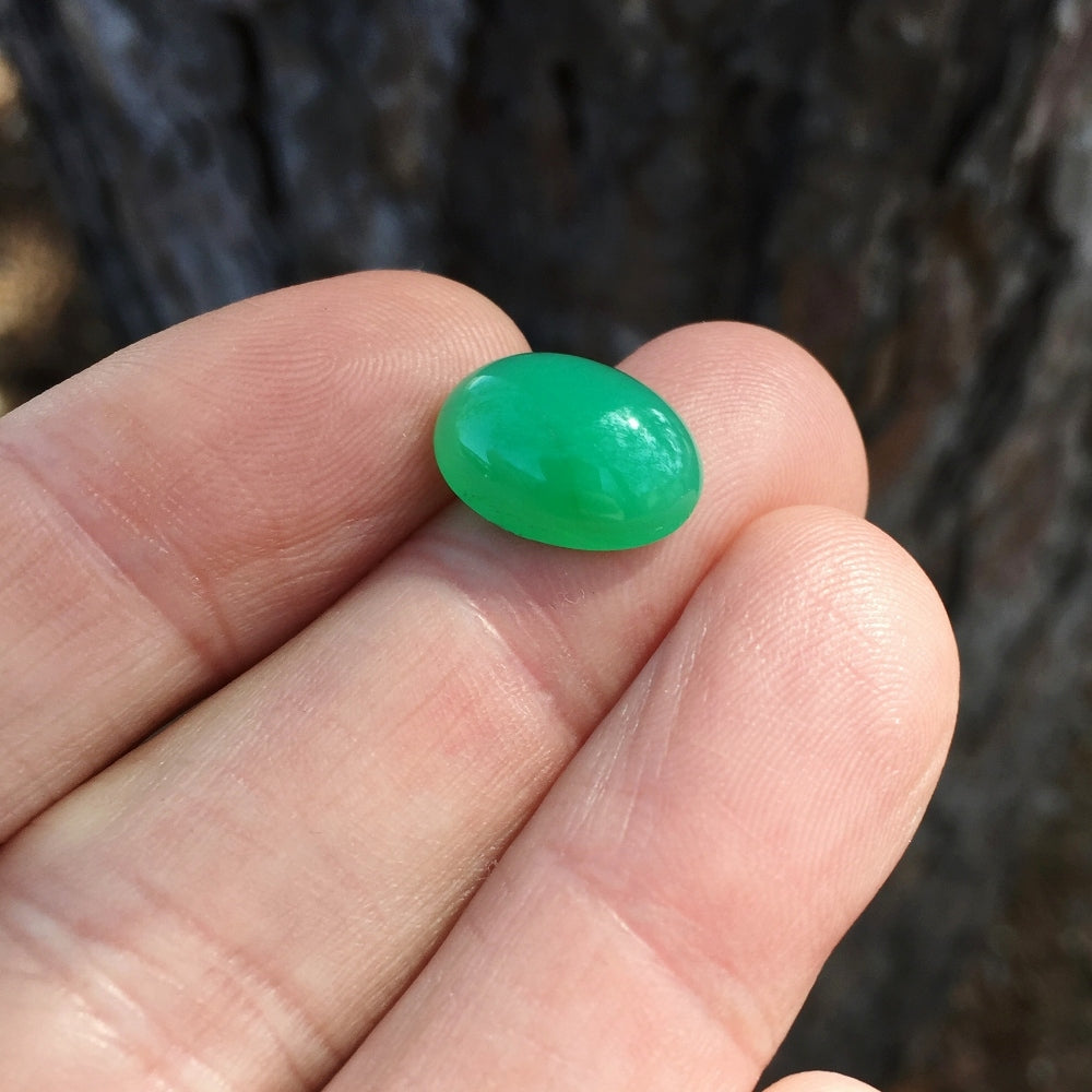 Premium Gem Color Australia Chrysoprase 6.01 Carats