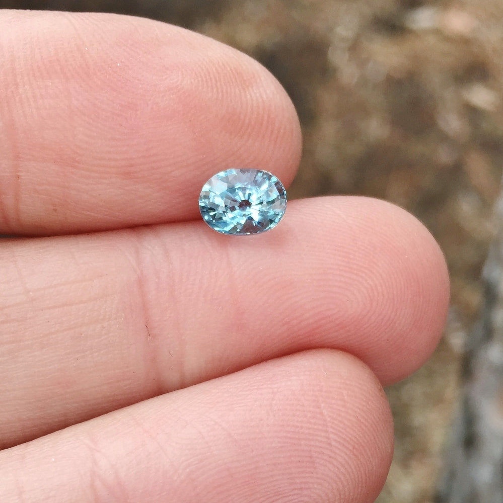 Nice Color & Bright! Natural Aquamarine Nigeria 1.13 Carats