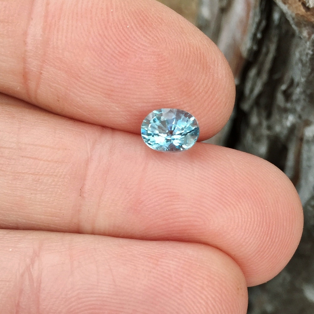 Nice Color & Bright! Natural Aquamarine Nigeria 1.13 Carats