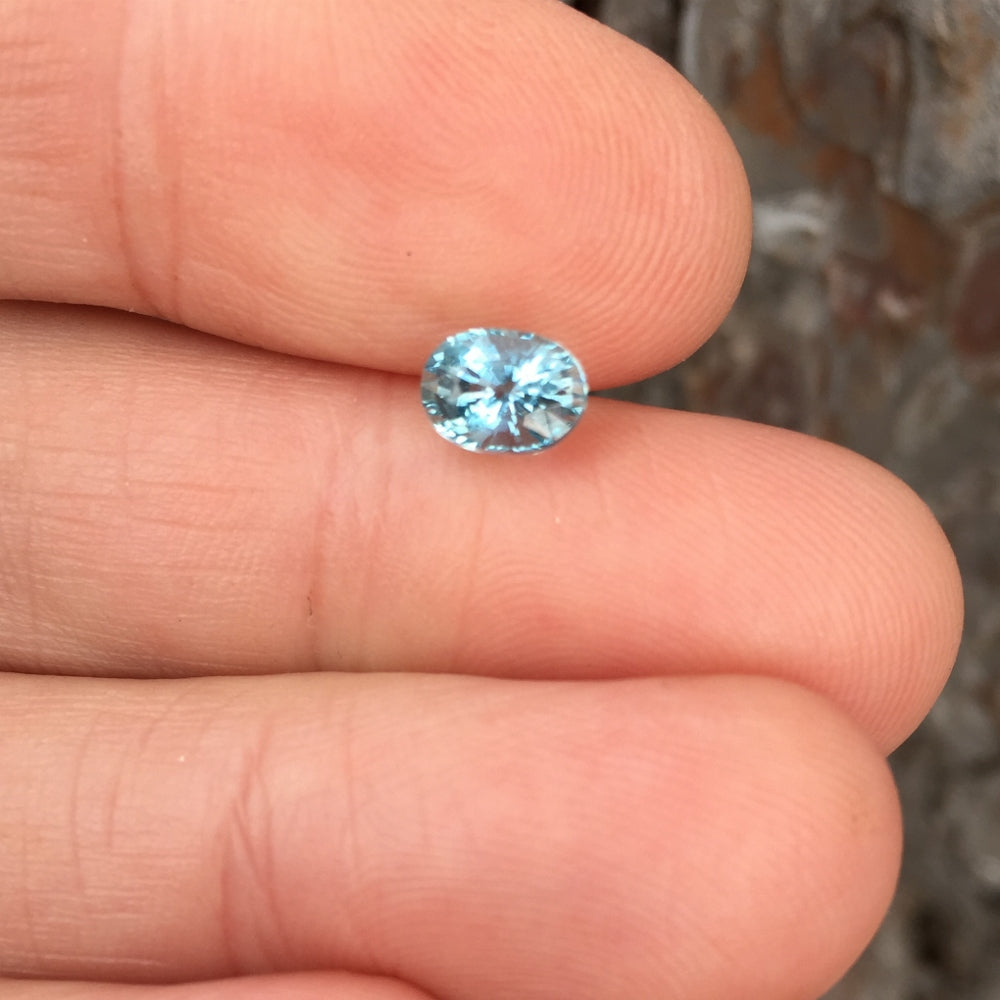 Nice Color & Bright! Natural Aquamarine Nigeria 1.13 Carats