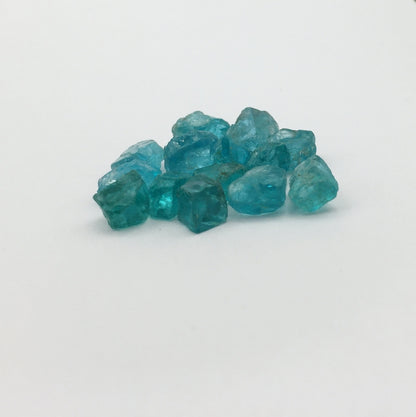 Old Stock! Neon Blue Apatite Facet Rough Madagascar 41.76 Carats