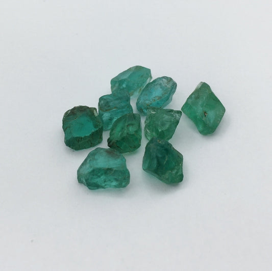 Old Stock! Blue Green Apatite Facet Rough Madagascar 29.85 Carats