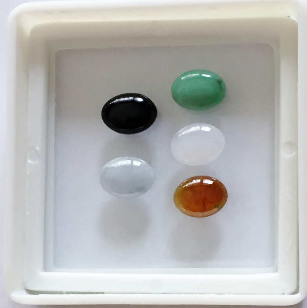 Natural Burmese Type A Jadeite Cabochon Lot 4.47 carats