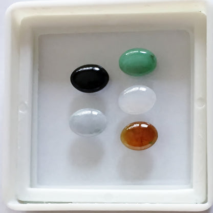 Natural Burmese Type A Jadeite Cabochon Lot 4.47 carats