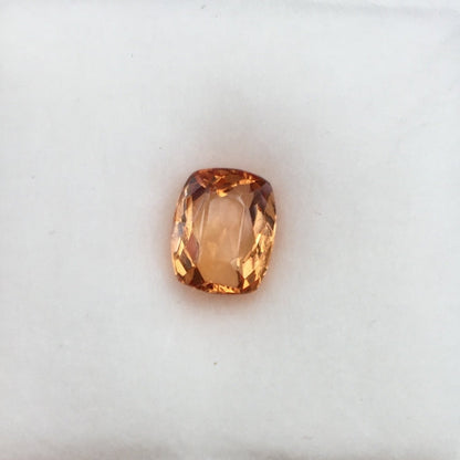 Natural Imperial Topaz — 2.90 ct, Ouro Preto, Brazil, Antique Cushion (GL)