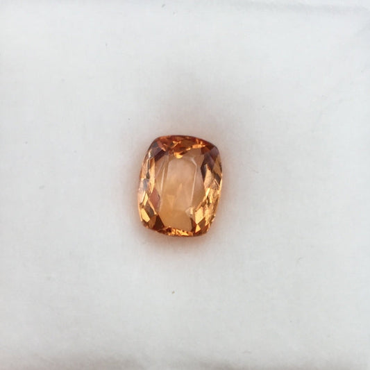 Natural Imperial Topaz — 2.90 ct, Ouro Preto, Brazil, Antique Cushion (GL)