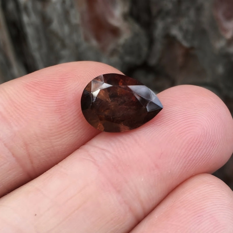 Natural Enstatite — 5.54 ct, Tanzania, Pear Cut (GL)