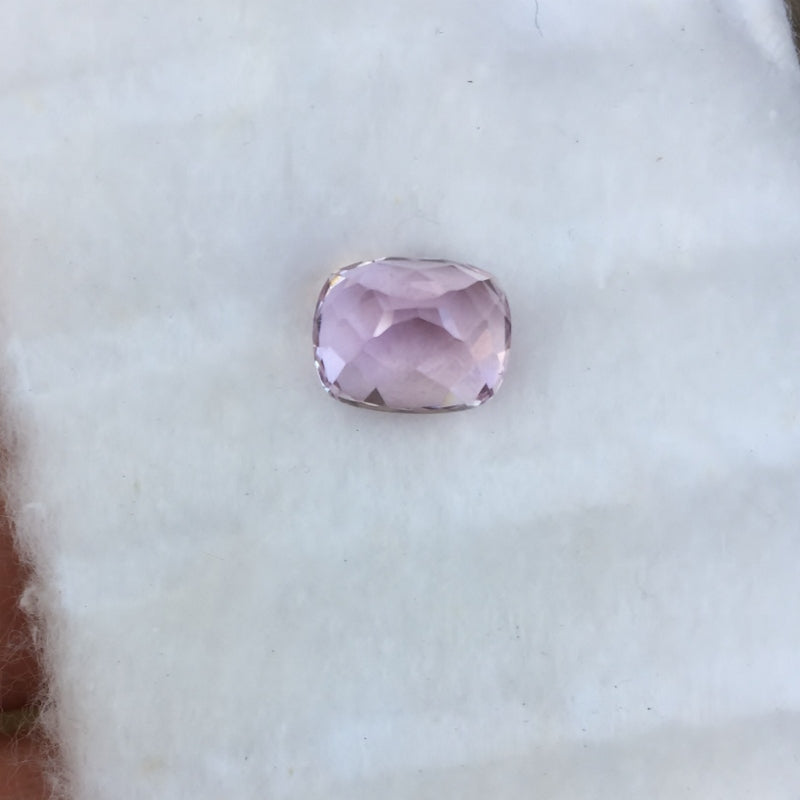 Old Stock Bright and Clean Pink Brazil Kunzite 4.17 Carats