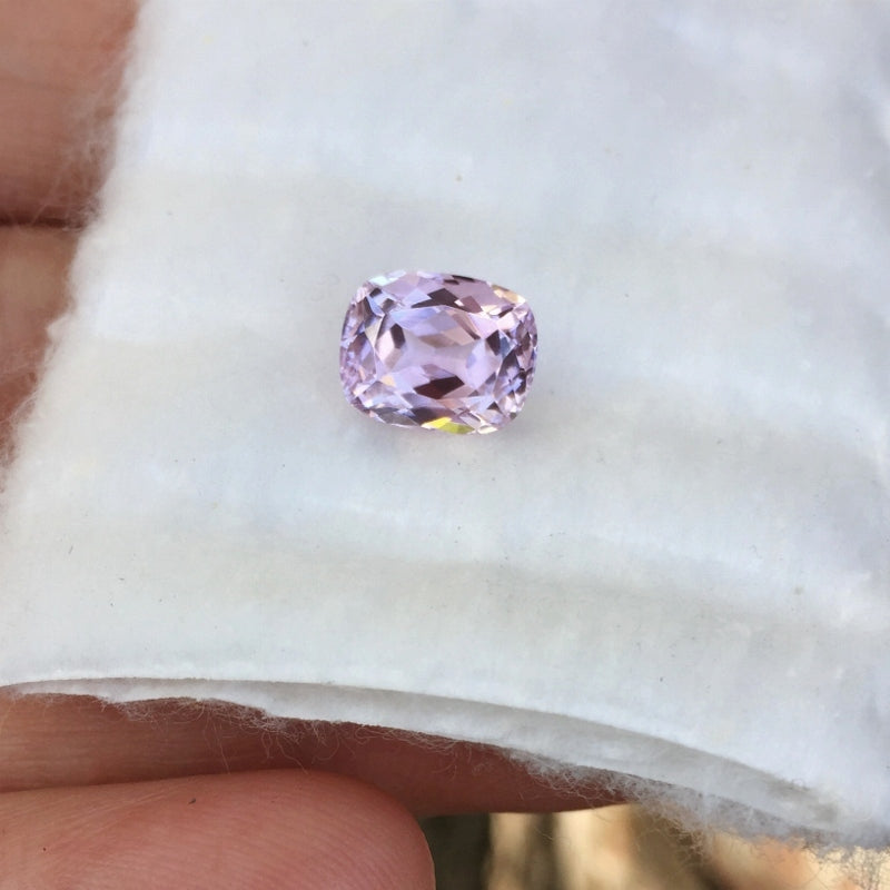 Old Stock Bright and Clean Pink Brazil Kunzite 4.17 Carats
