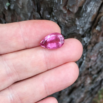 Old Stock Natural Pink Tourmaline Brazil 9.63 Carats