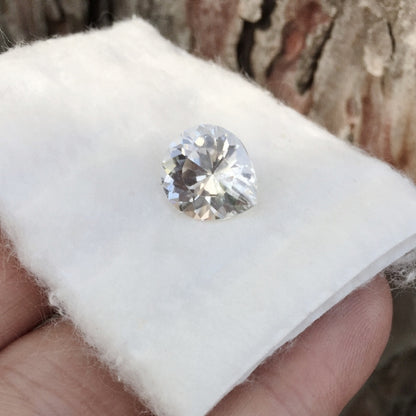 Natural Quartz — 6.46 ct, Sri Lanka, Pear Brilliant