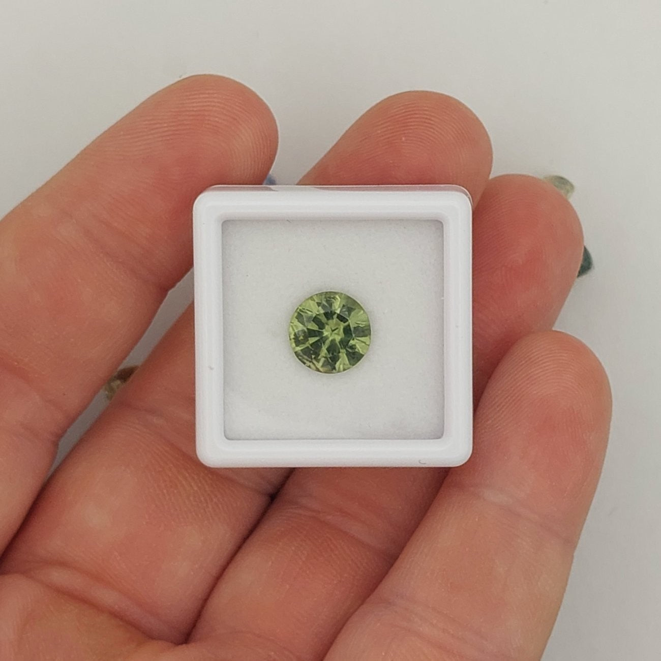 Green Montana Sapphire 2.91 Carats