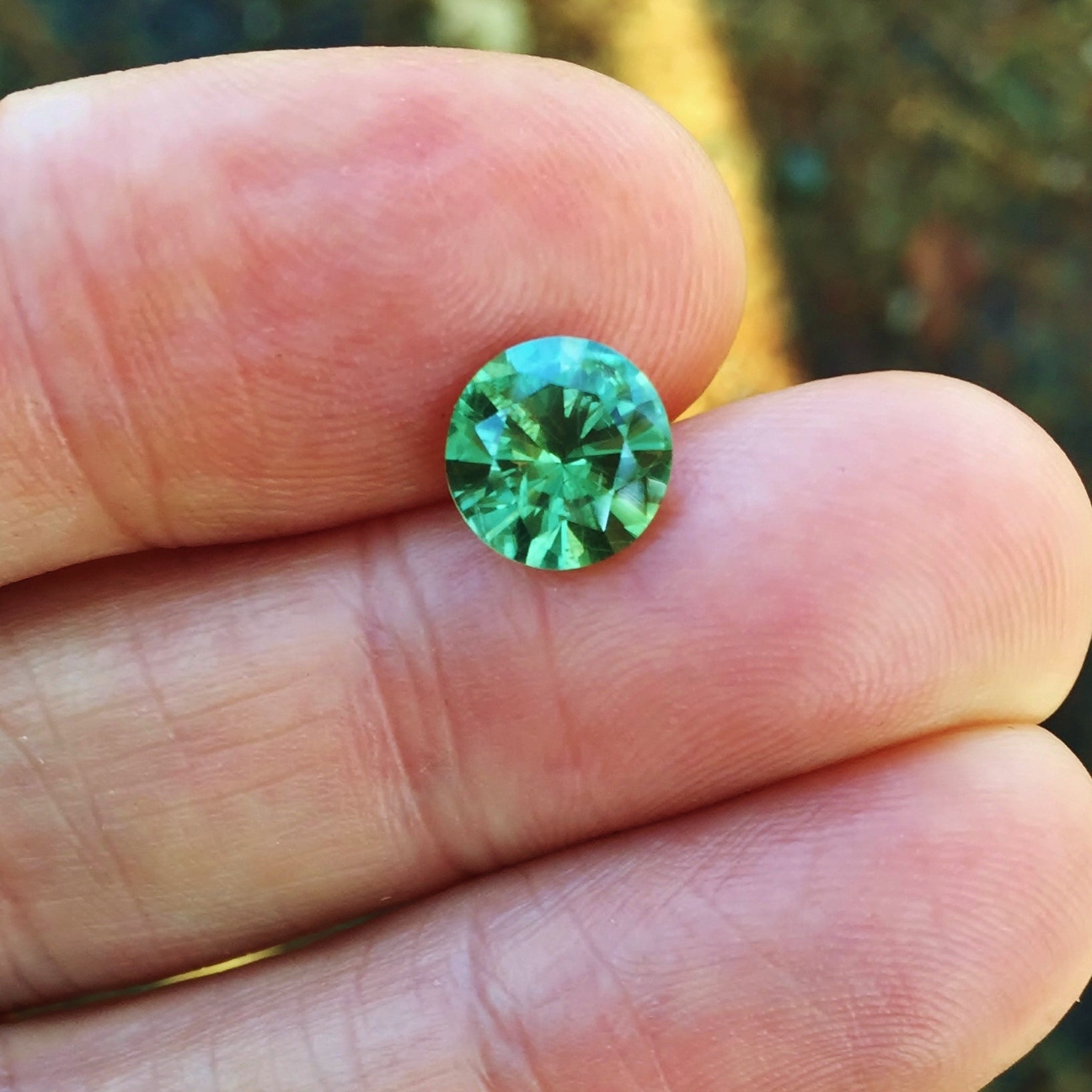 Green Montana Sapphire 2.91 Carats