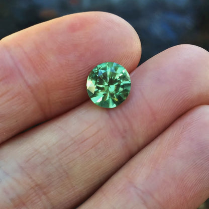 Green Montana Sapphire 2.91 Carats