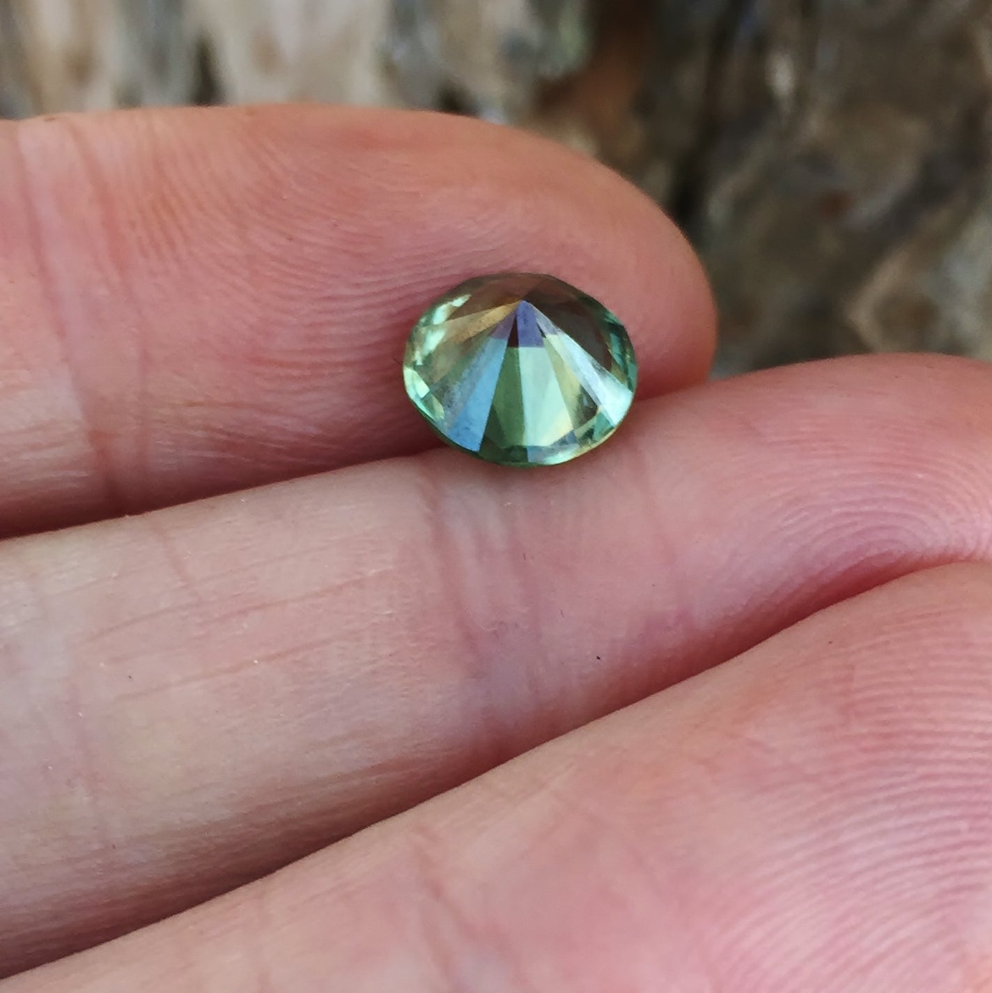 Green Montana Sapphire 2.91 Carats