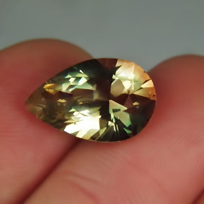 Bi-Color Oregon Sunstone — 6.72 ct | USA Cut (GL)