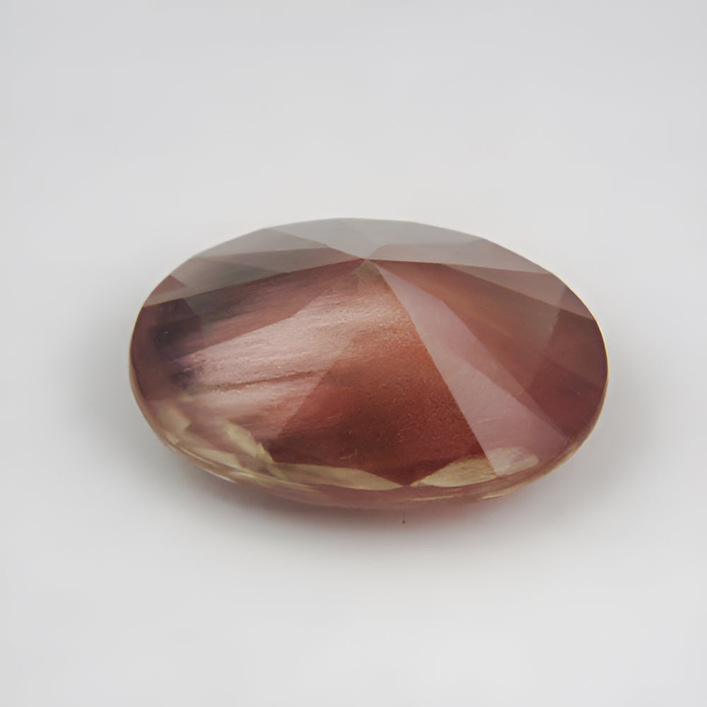 Natural Sunstone — 17.75 ct, United States (Oregon), Modified Oval Brilliant (GL)