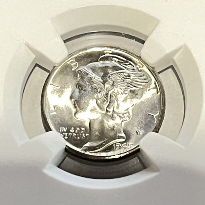 Mercury Dime 1945 s 10C MS 65 4817442-031