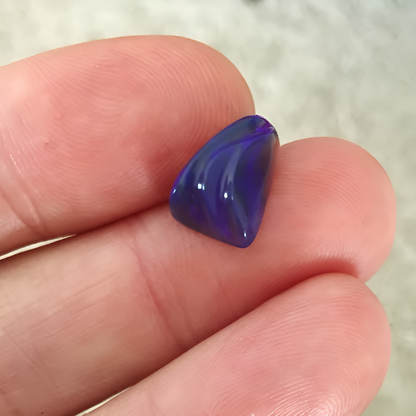 Sherris Cottier Shank Carved Australian Black Opal 4.75 ct