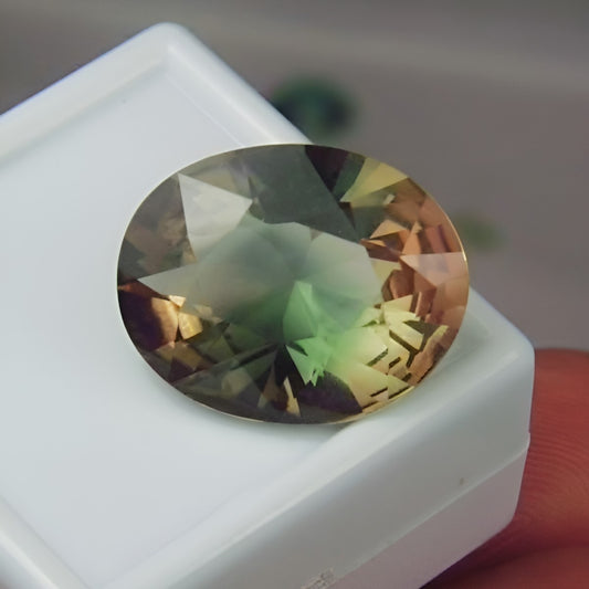 Natural Sunstone — 11.20 ct, United States (Oregon), Oval Brilliant (GL)