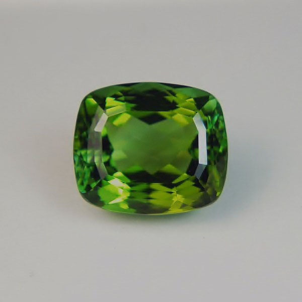 Fine Color & Bright!  Dichroic Green Tourmaline Nigeria 7.71 ct