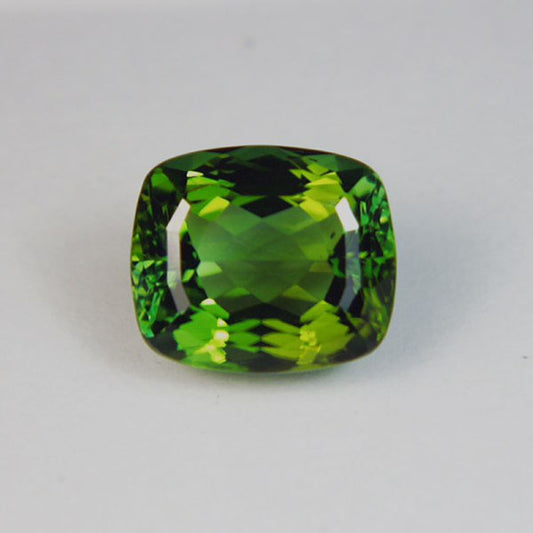 Fine Color & Bright!  Dichroic Green Tourmaline Nigeria 7.71 ct