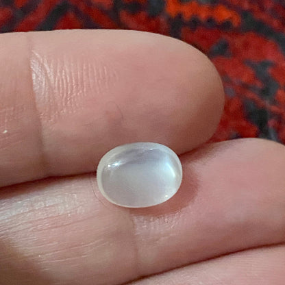 Nice Natural White Moonstone Cabochon Oval 2.47 carats