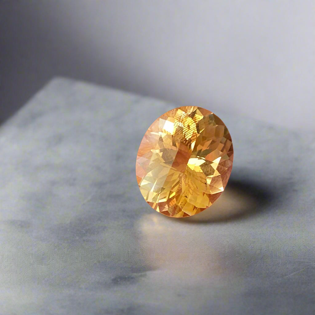 Brilliant Natural Citrine – 10.94 Carats of Liquid Gold