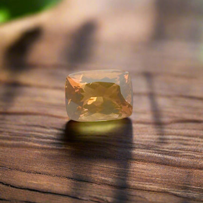 Natural Golden Orange Topaz — 29.23 ct, Pakistan, Radiant Cut (GL)